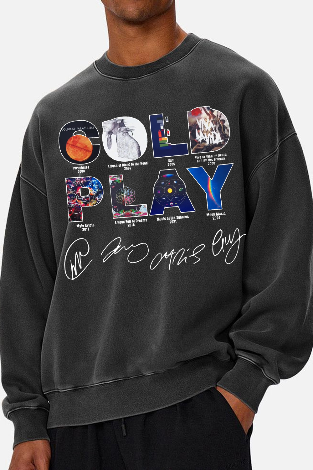 Coldplay sweatshirt For men