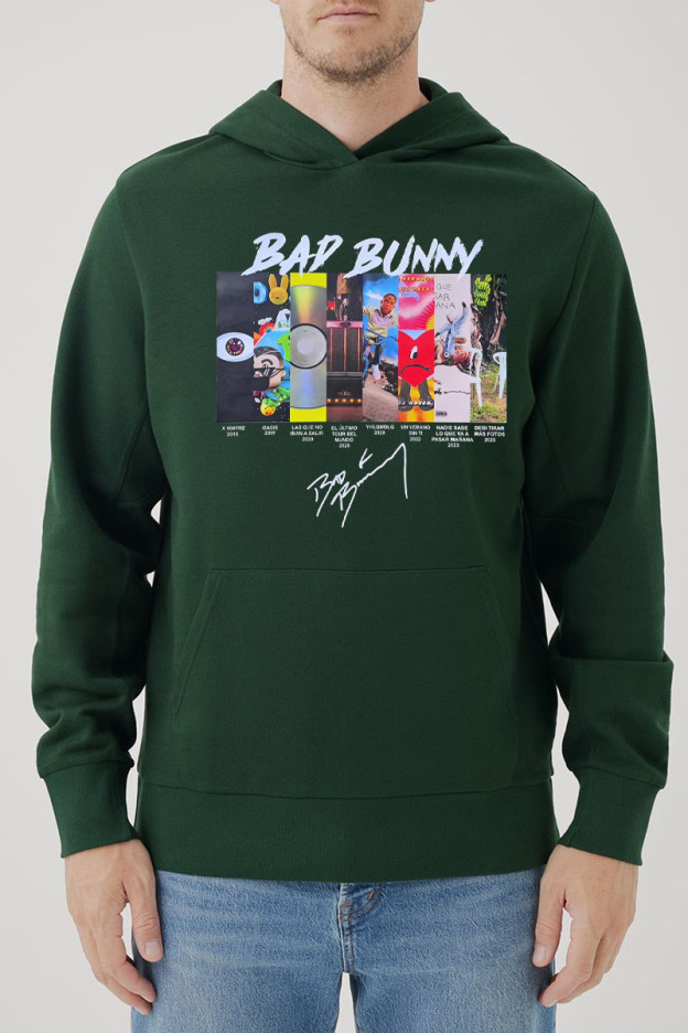 badbunny men hoodie