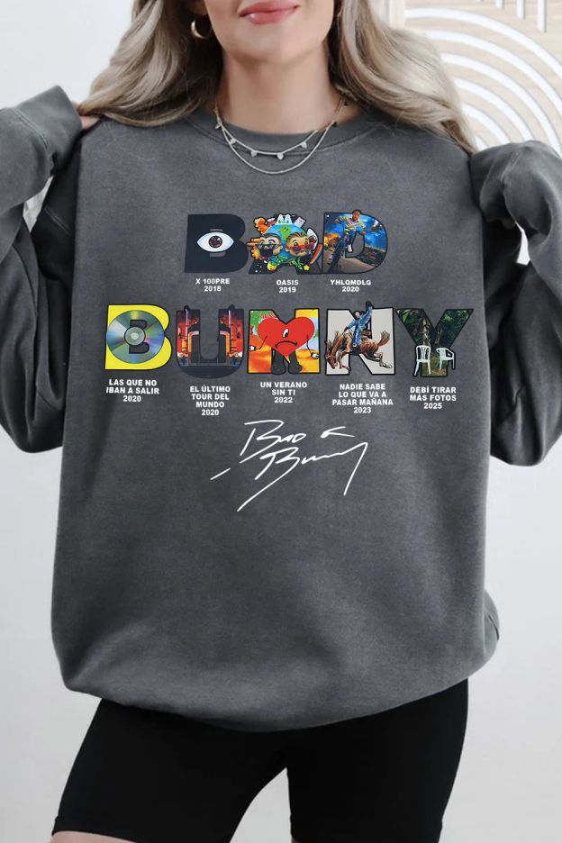 Bad Bunny Concert DTML Album Sweatshirt For WoMen