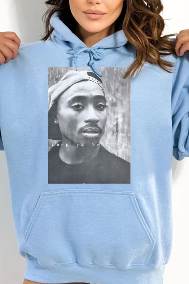 2Pac 90s Rappers Graphic hoodie For WOMEN