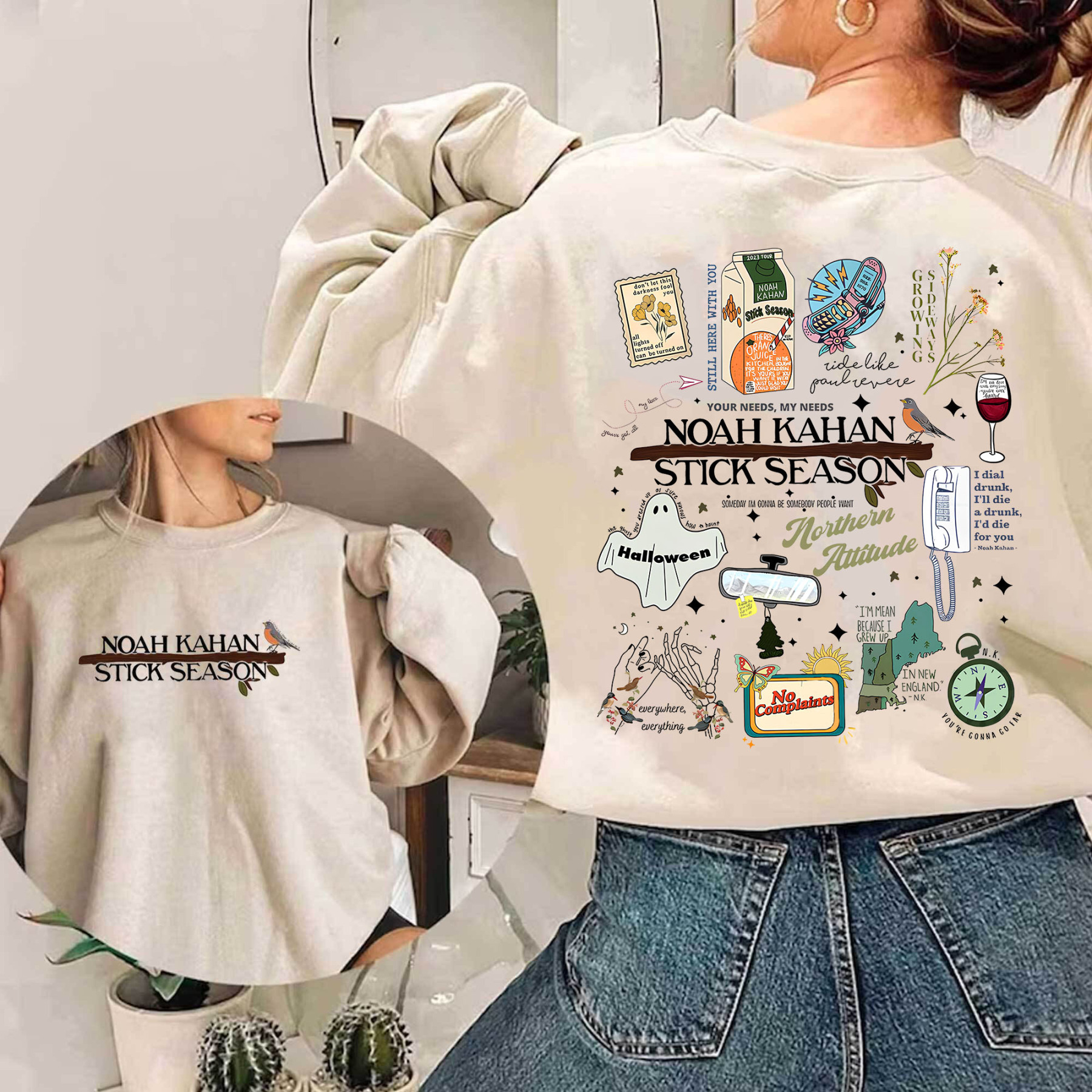 Stick Season Noah Kahan Full Version New Design Sweatshirt