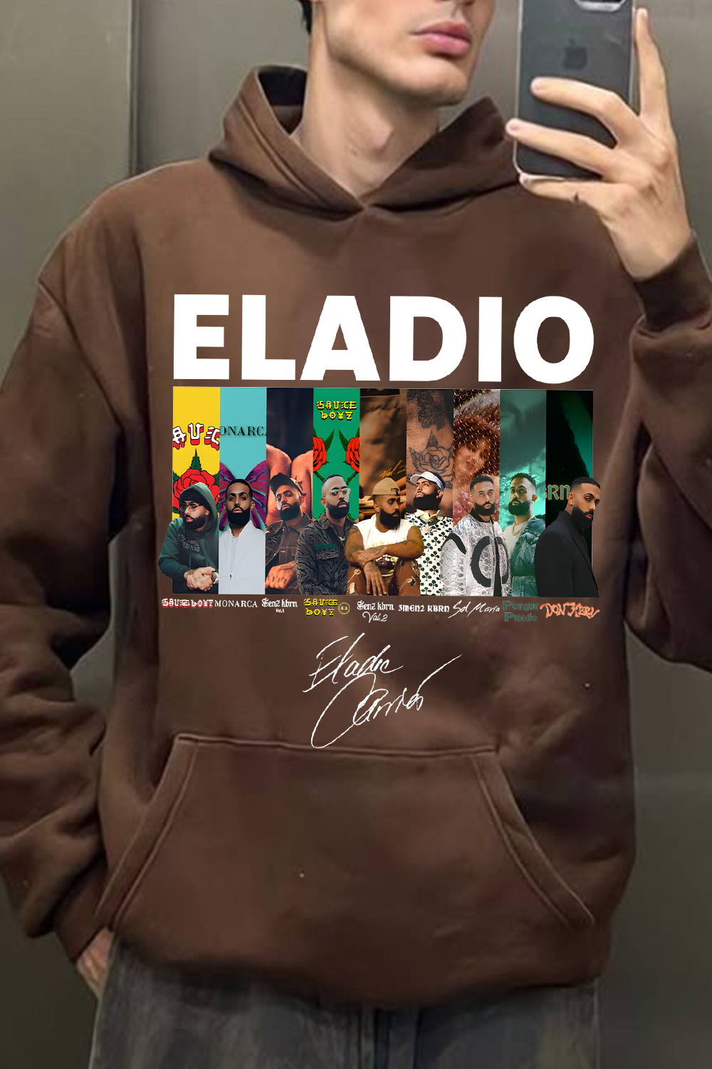 Graphic Album Eladio Unisex Hoodie