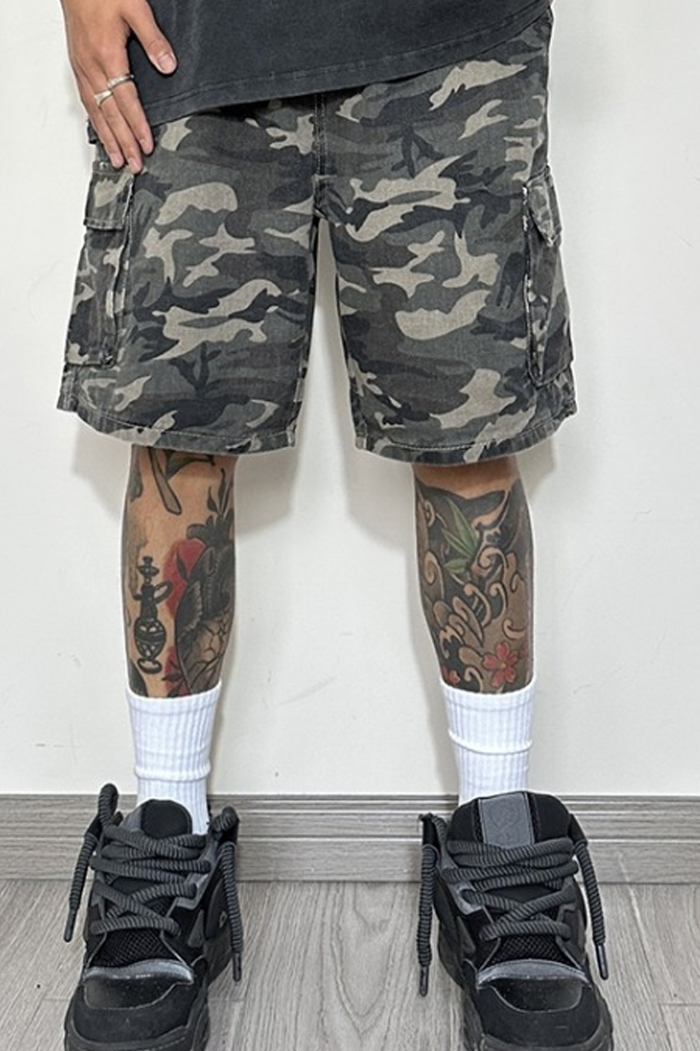 Camouflage shorts