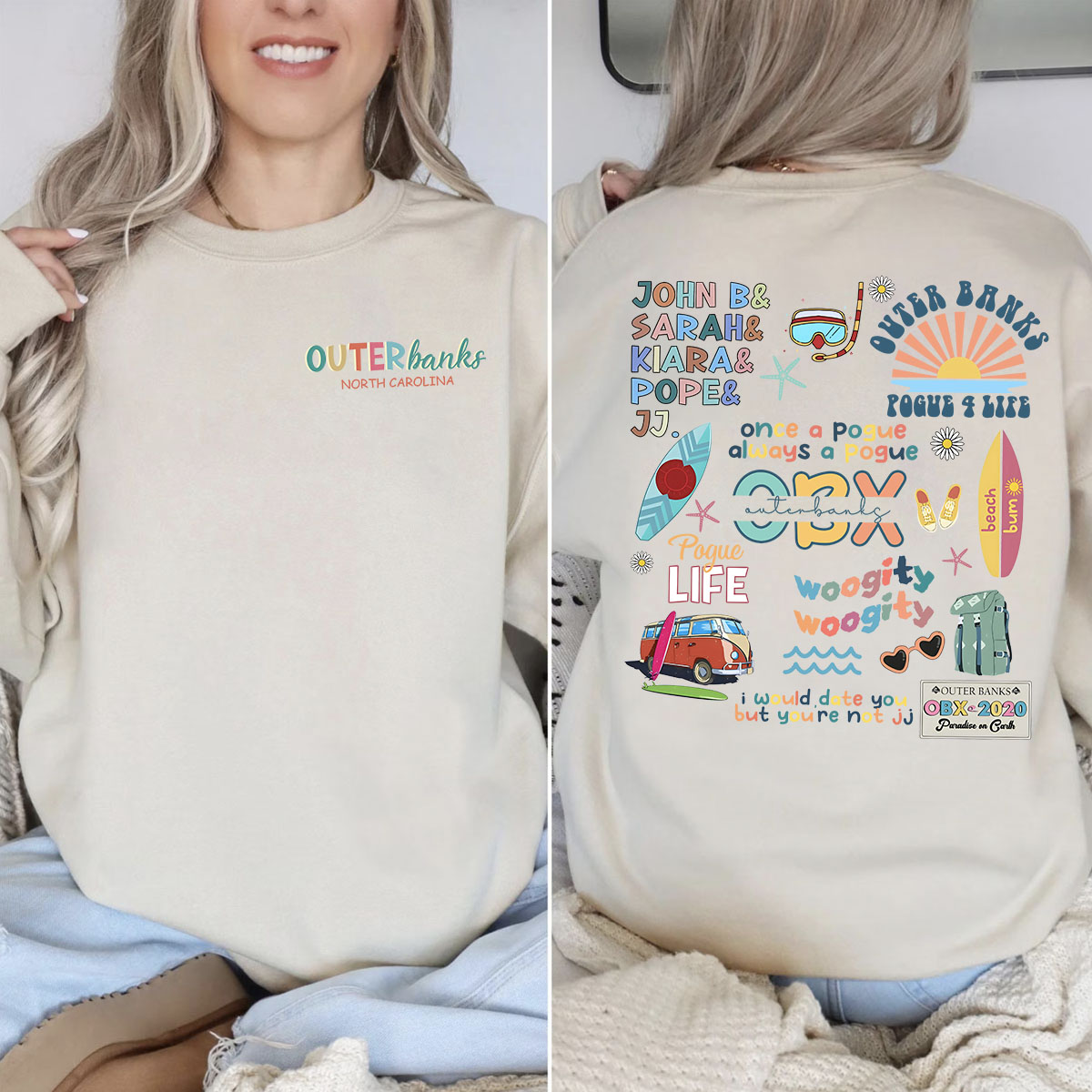 [2-sided] Outer Banks Pogue Sweatshirt For Women