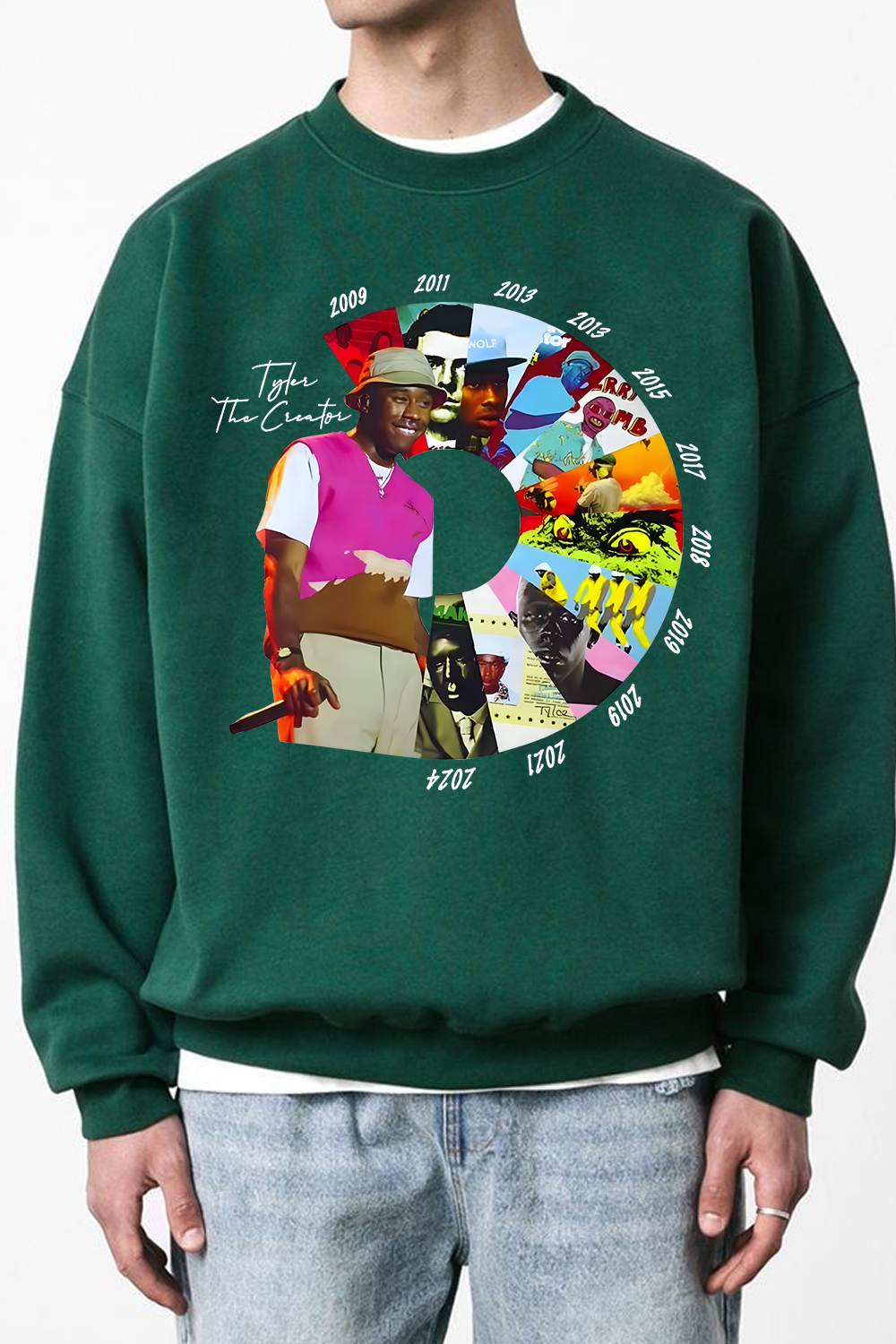 Tyler the creator men's crew neck sweatshirt