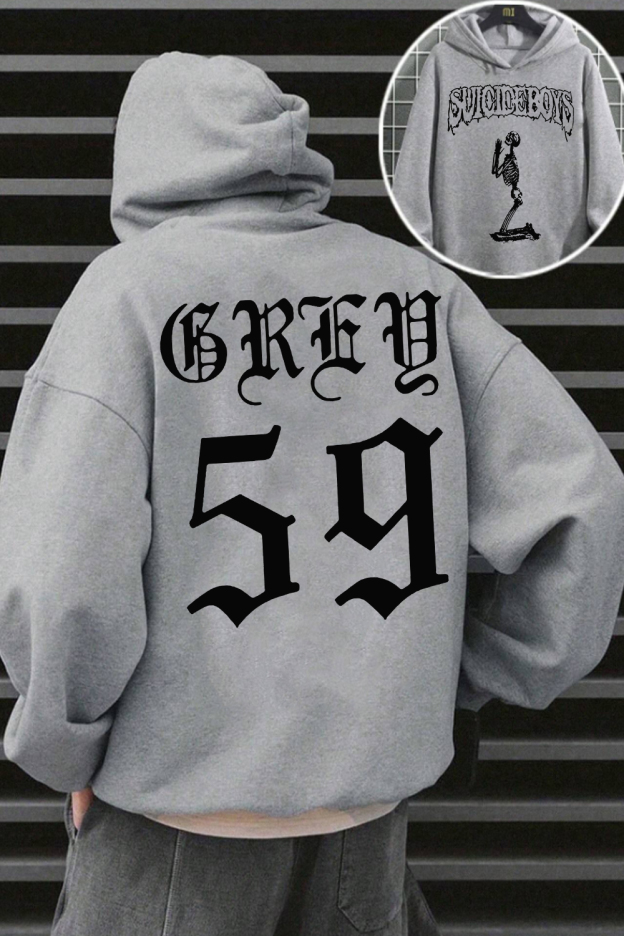 uicideboys59 2-side printed personalized men's hoodie