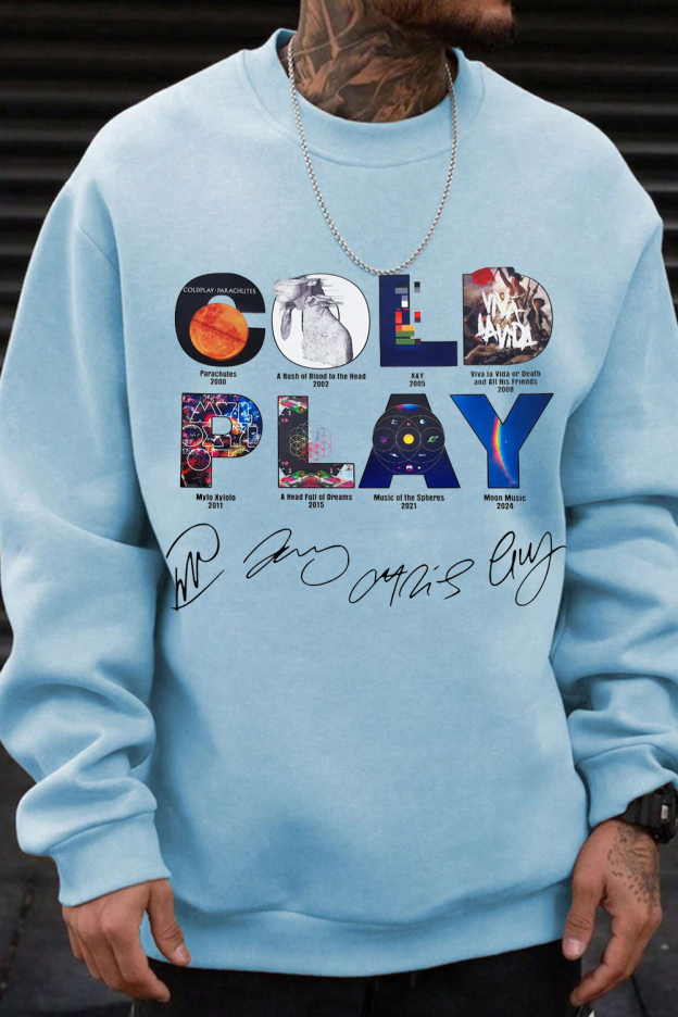 Coldplay sweatshirt For men