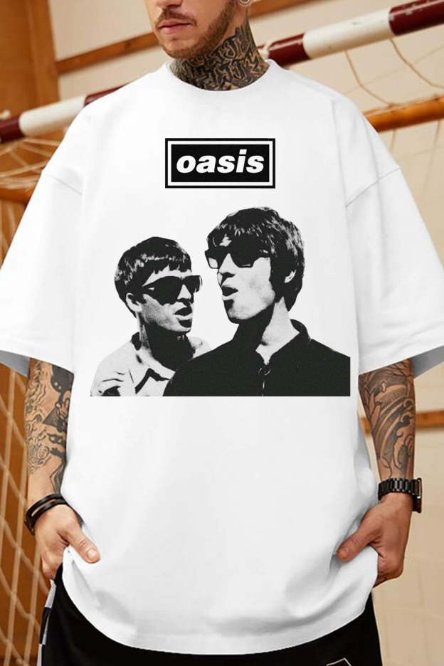 Oasis Unisex T Shirt Definitely Maybe Promo Official Reunion Tour 2025