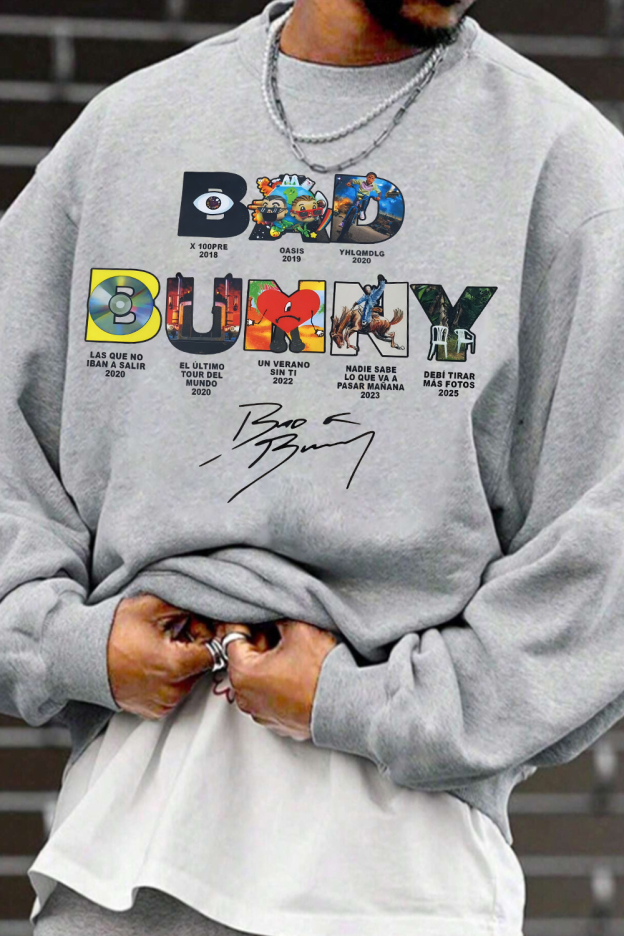 Bad Bunny Concert DTML Album Sweatshirt For Men