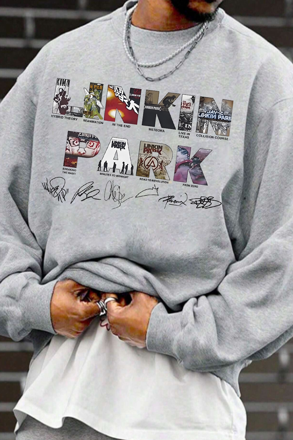 **P Album Sweatshirt For Men