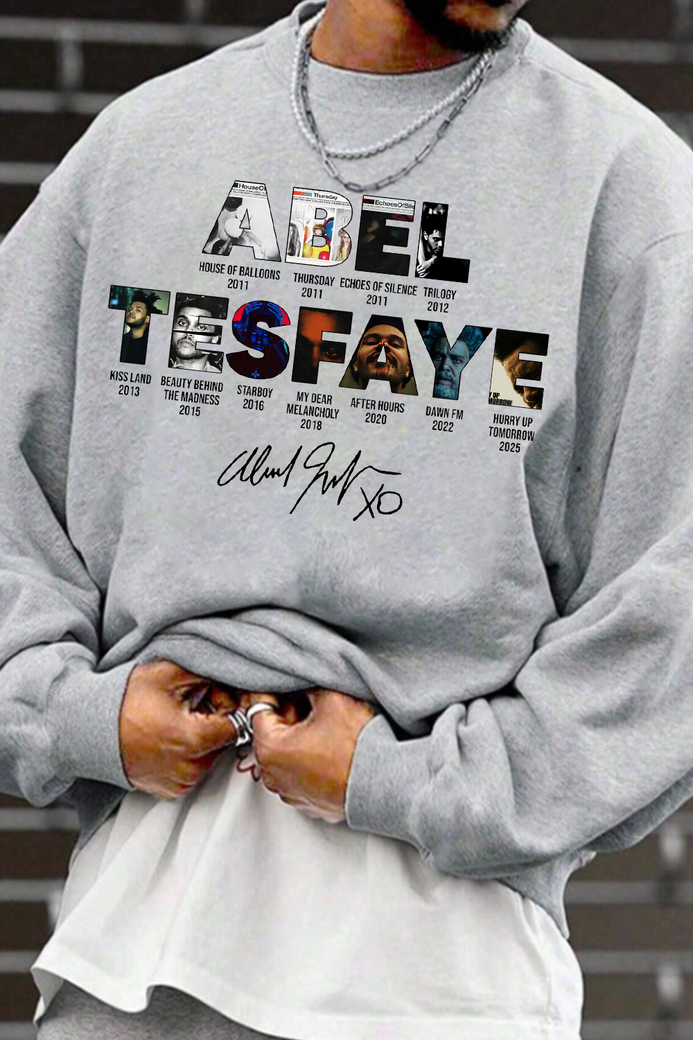 abeltesfaye Theweeknd Men Sweatshirt