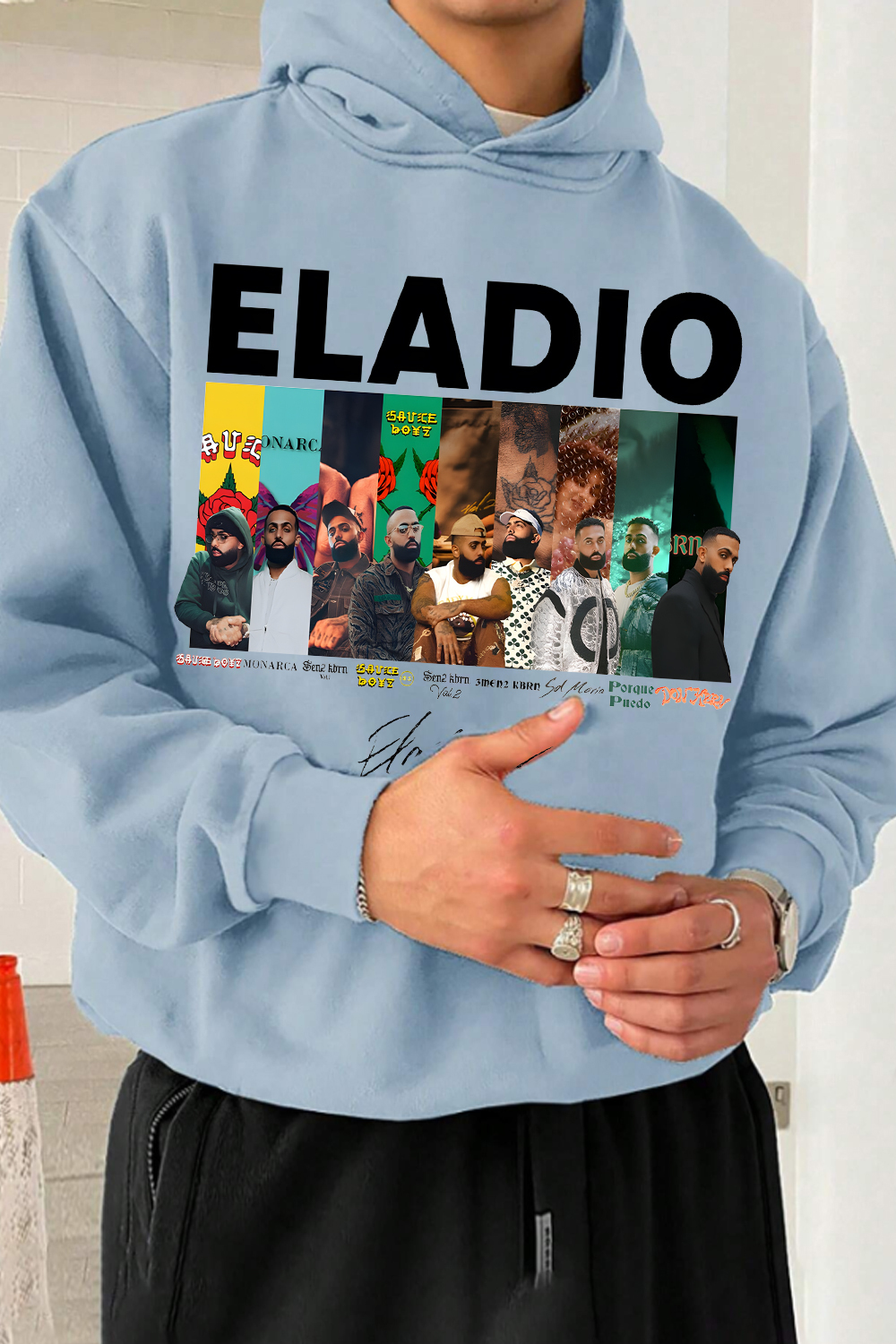 Graphic Album Eladio Unisex Hoodie