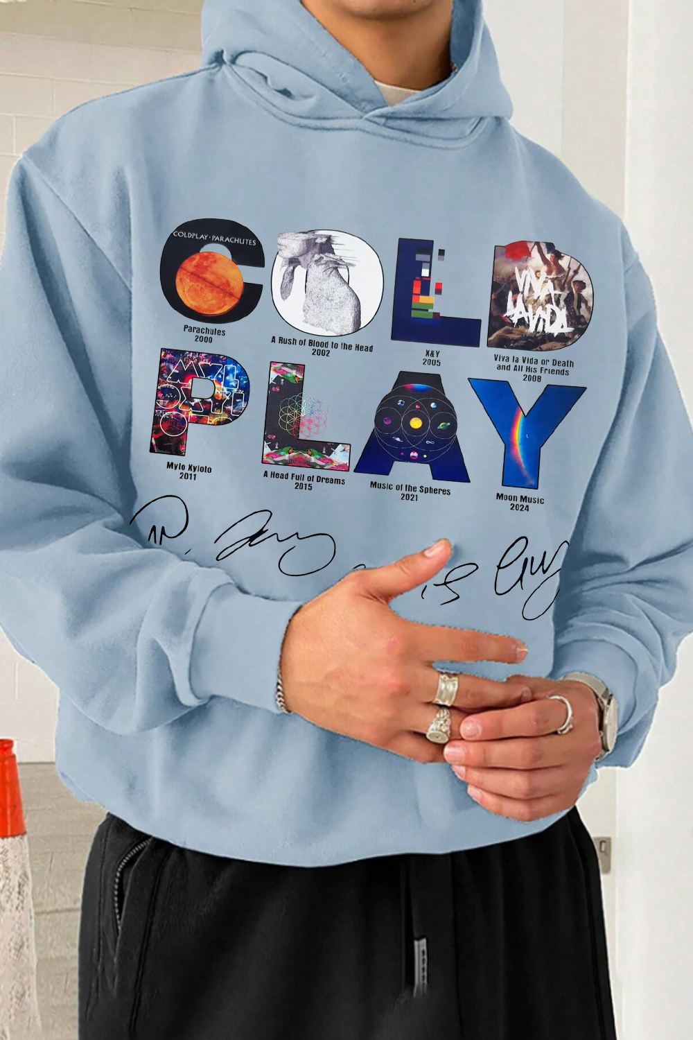 Coldplay HOODIE For men