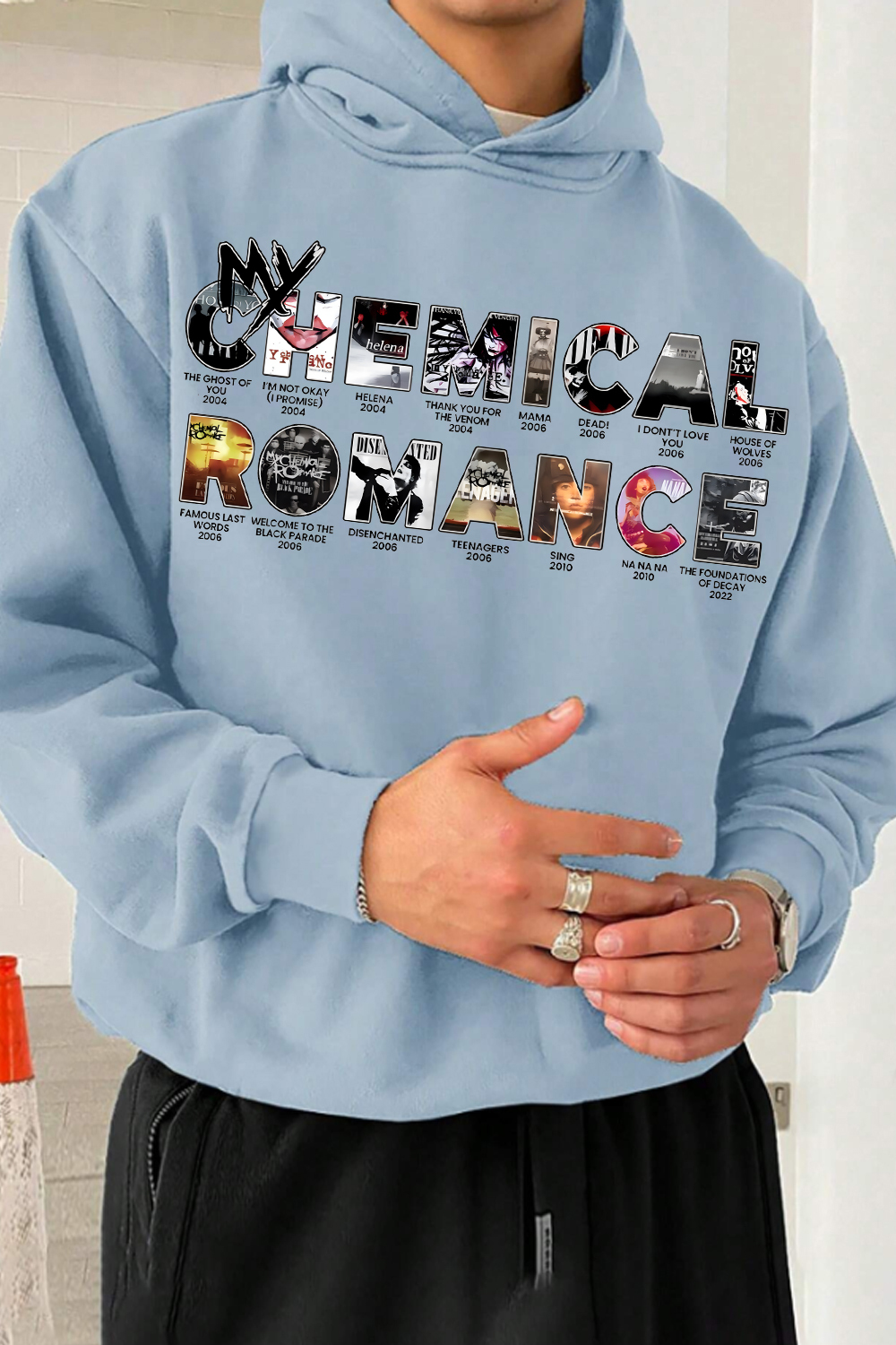 MCR concert 2025 hoodie For men