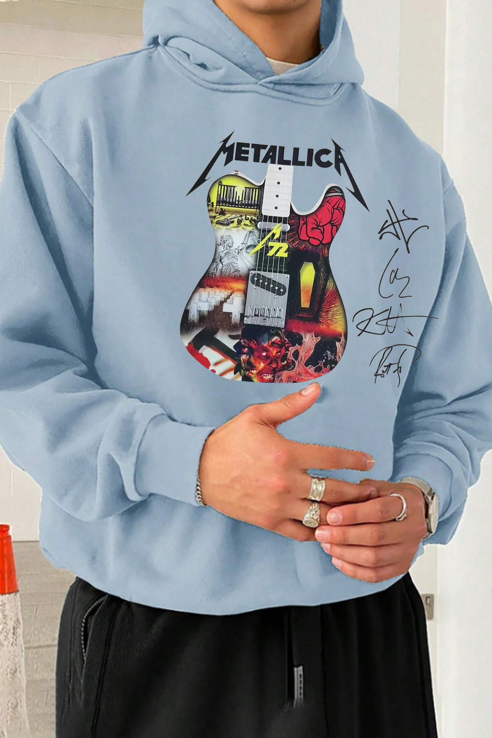 metallica 2025 men hoodie