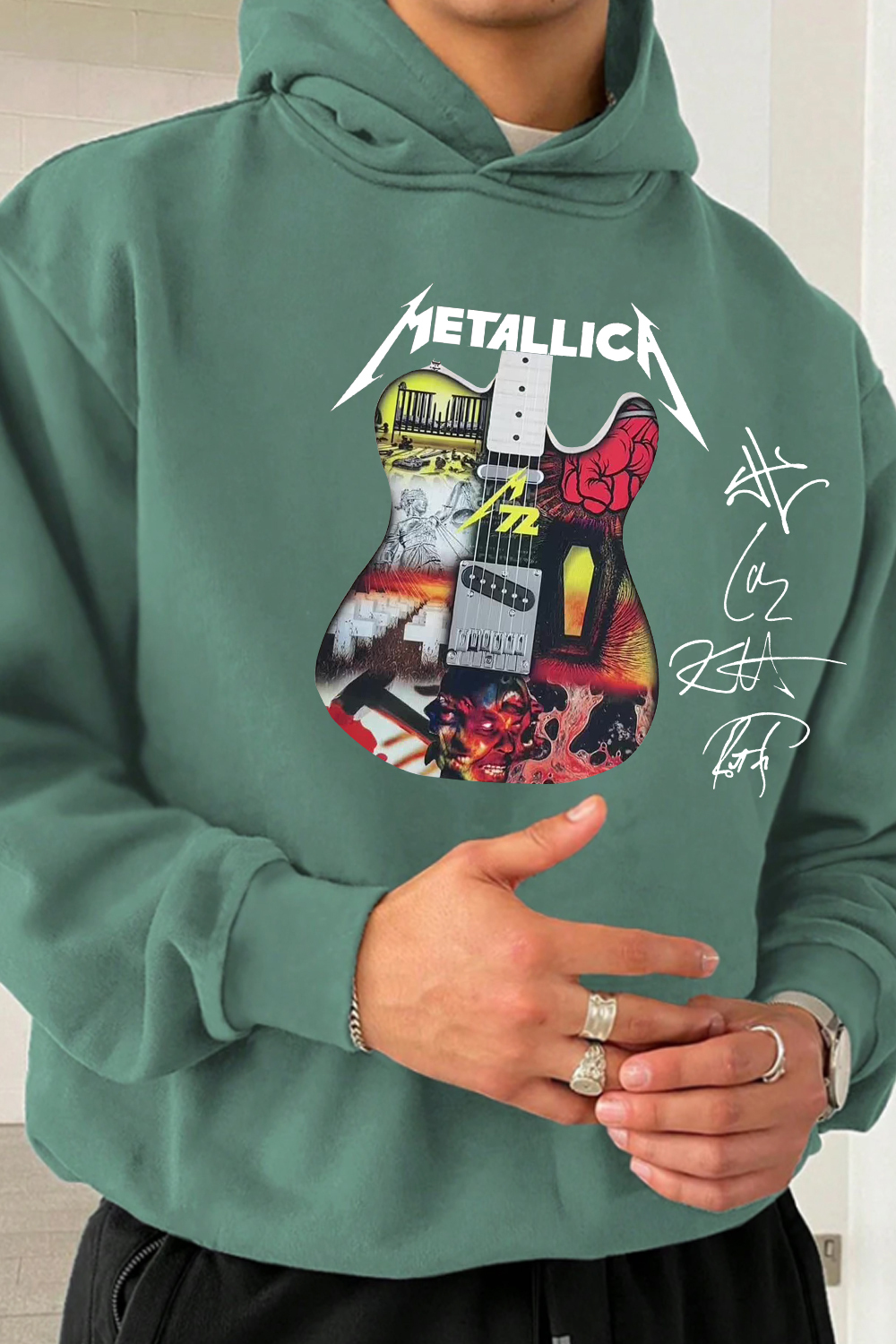 metallica 2025 men hoodie