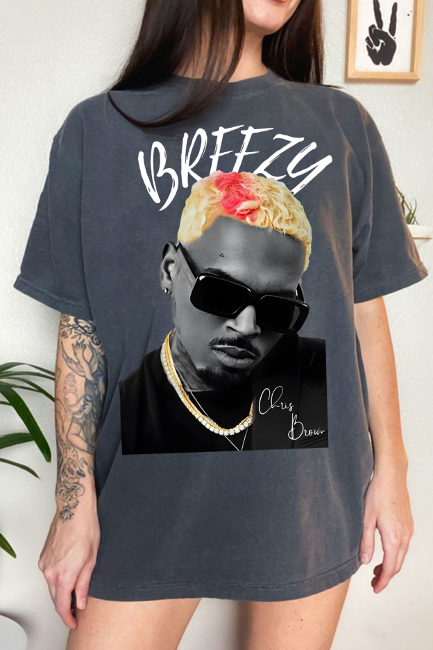 Chris Brown Shirt, Breezy Shirt, Chris Brown 11:11 Tour Shirt