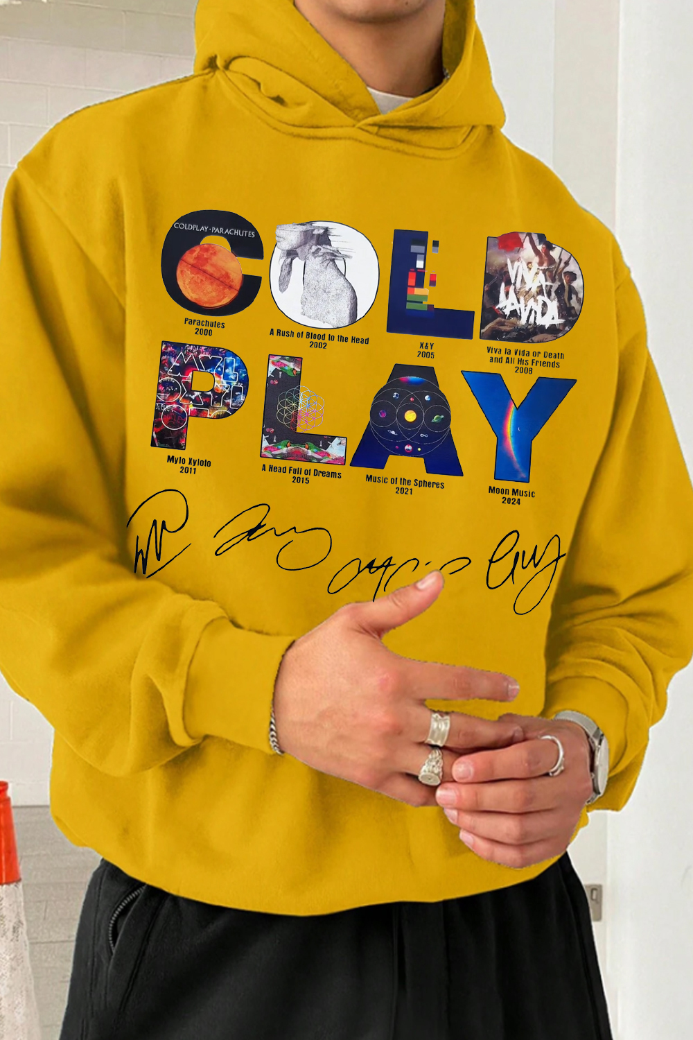 Coldplay HOODIE For men