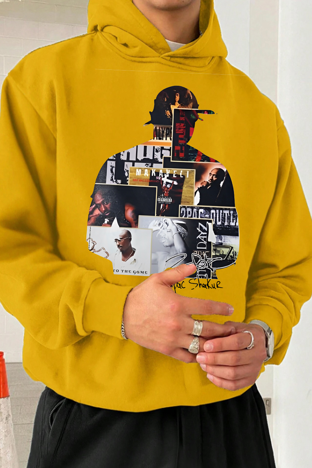tupacisgoat men hoodie