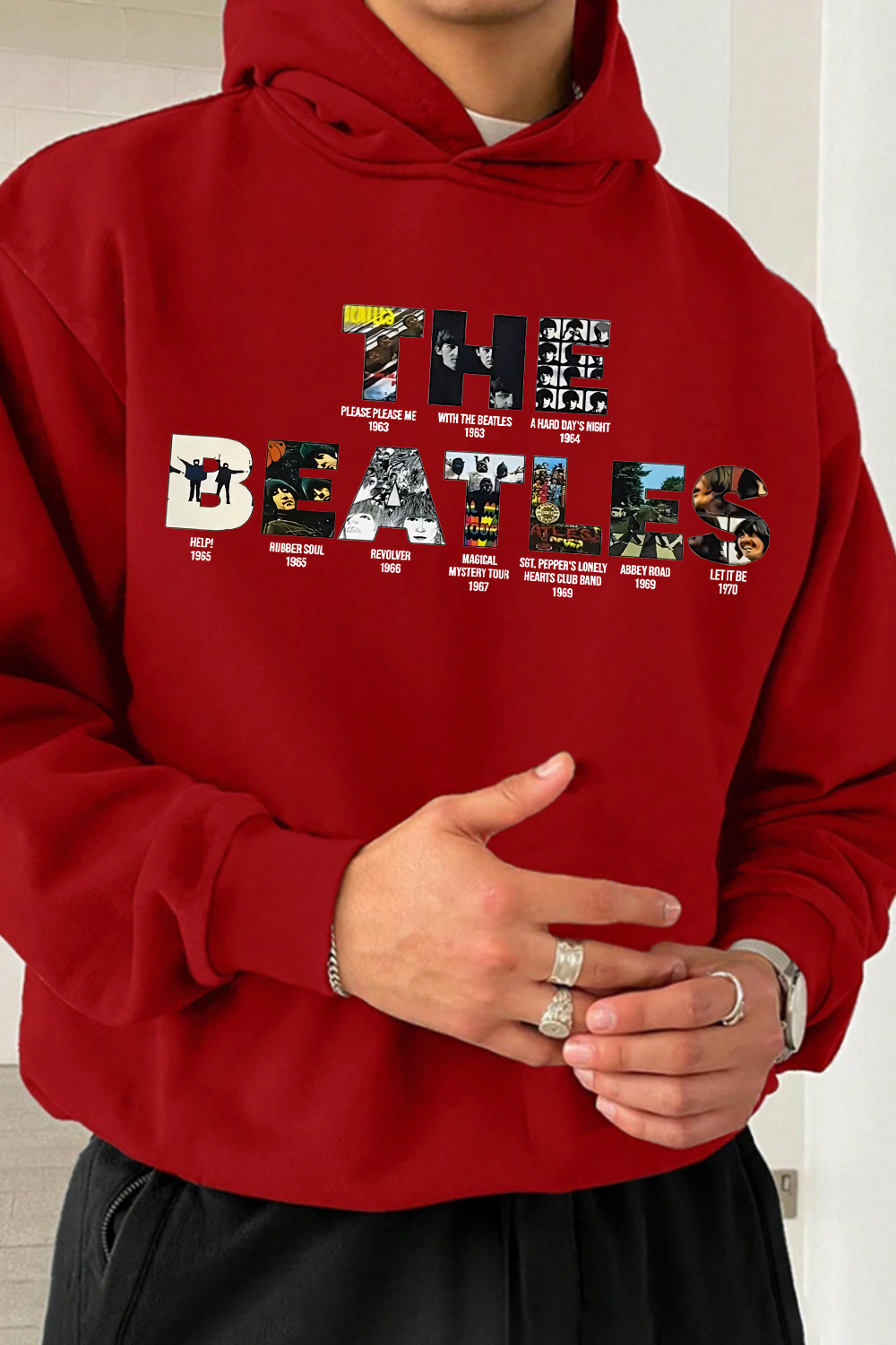 The Beatles Album men hoodie