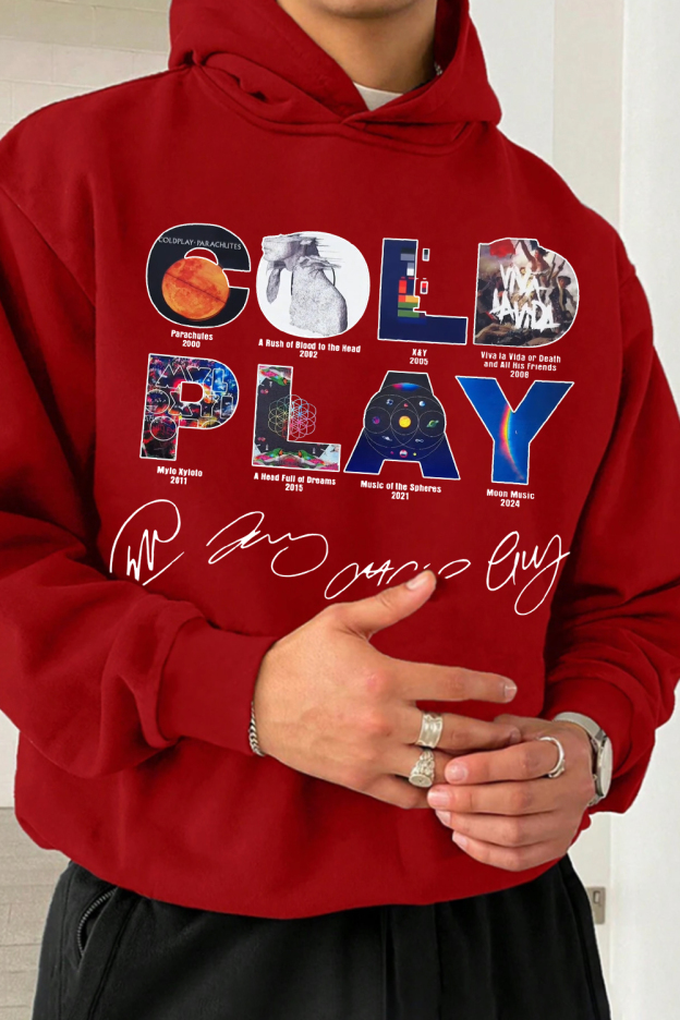 Coldplay HOODIE For men