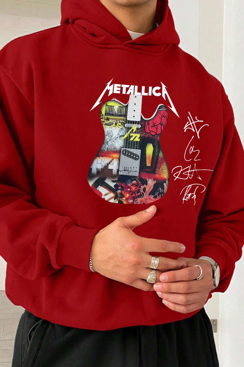 metallica 2025 men hoodie