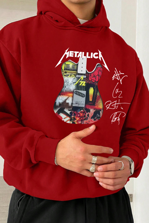 metallica 2025 men hoodie