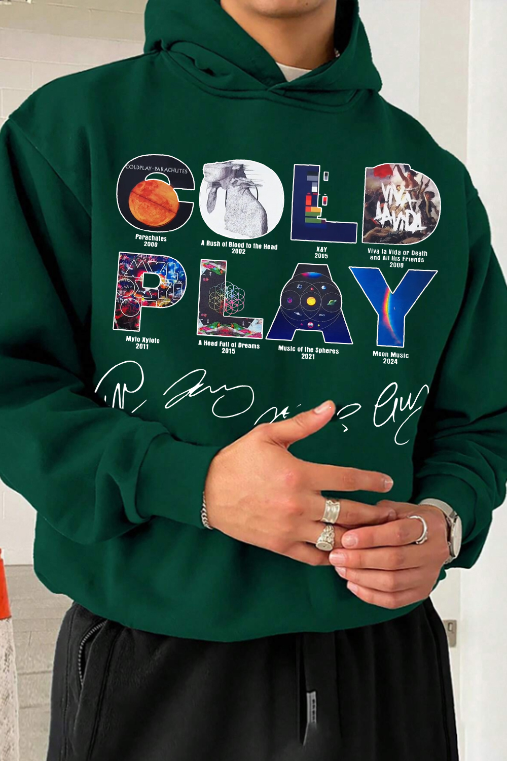 Coldplay HOODIE For men