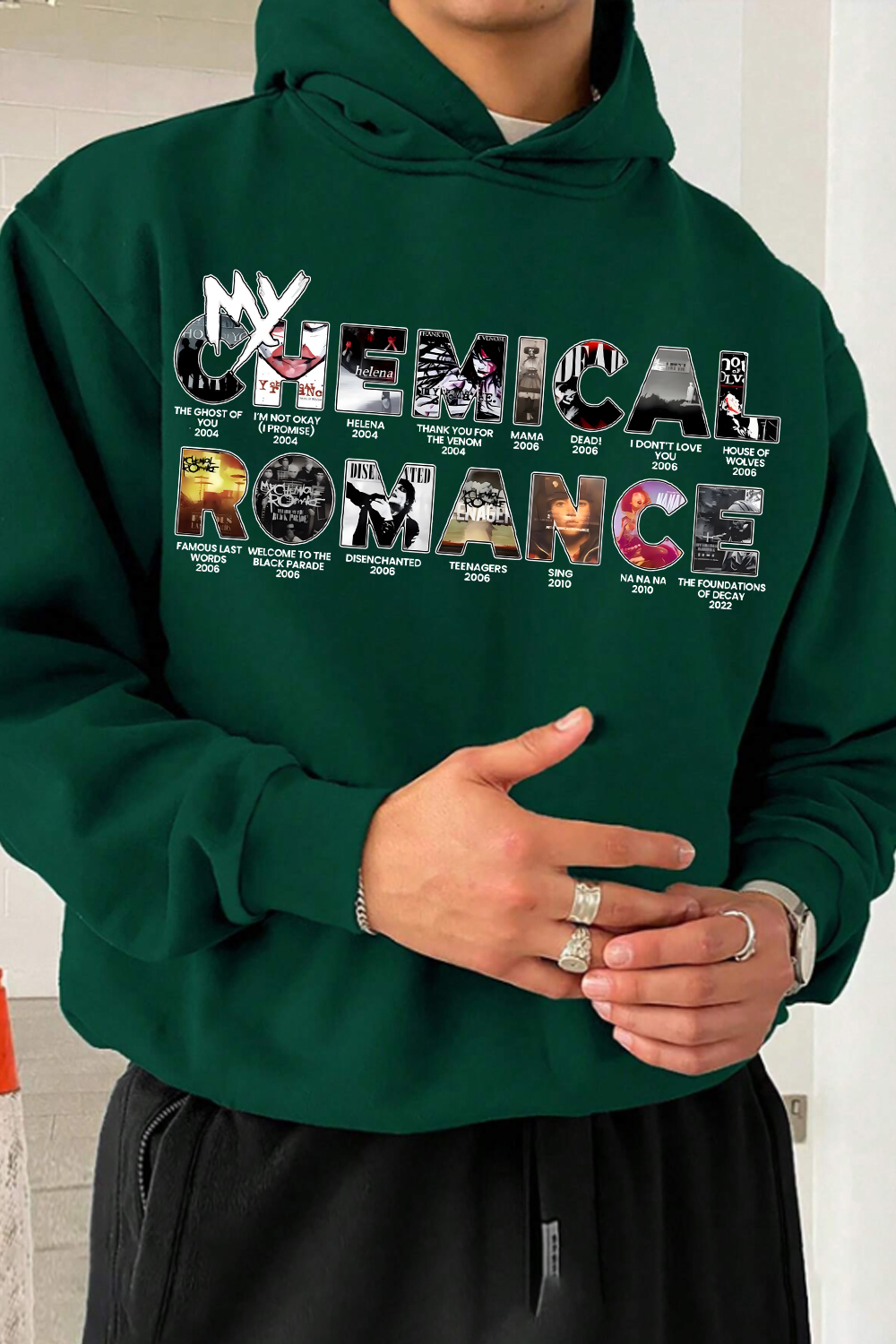 MCR concert 2025 hoodie For men