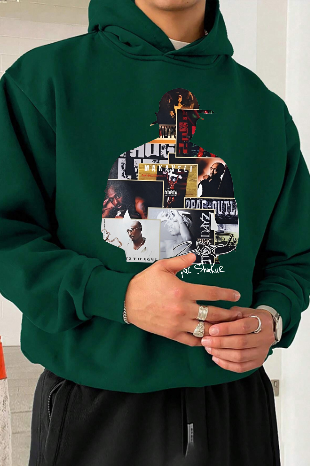 tupacisgoat men hoodie