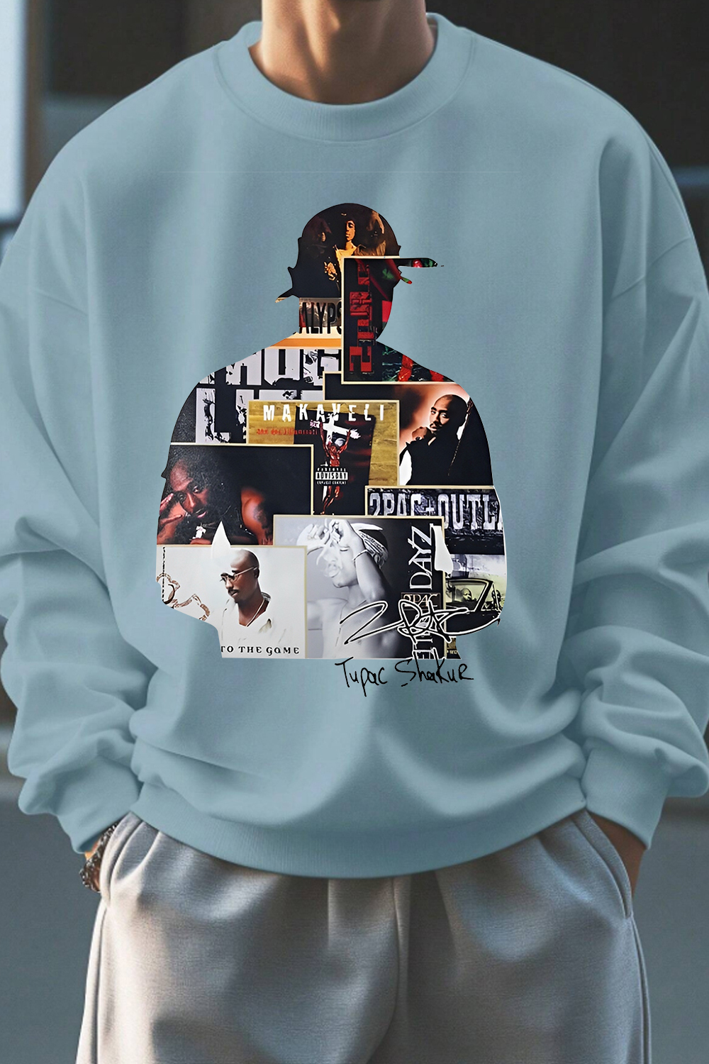 tupacisgoat men sweatshirt