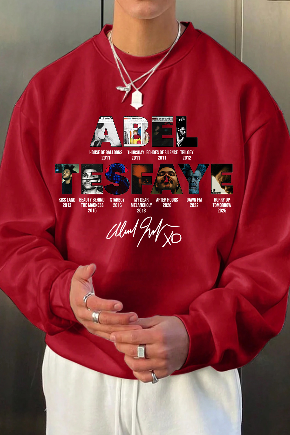 abeltesfaye Theweeknd Men Sweatshirt
