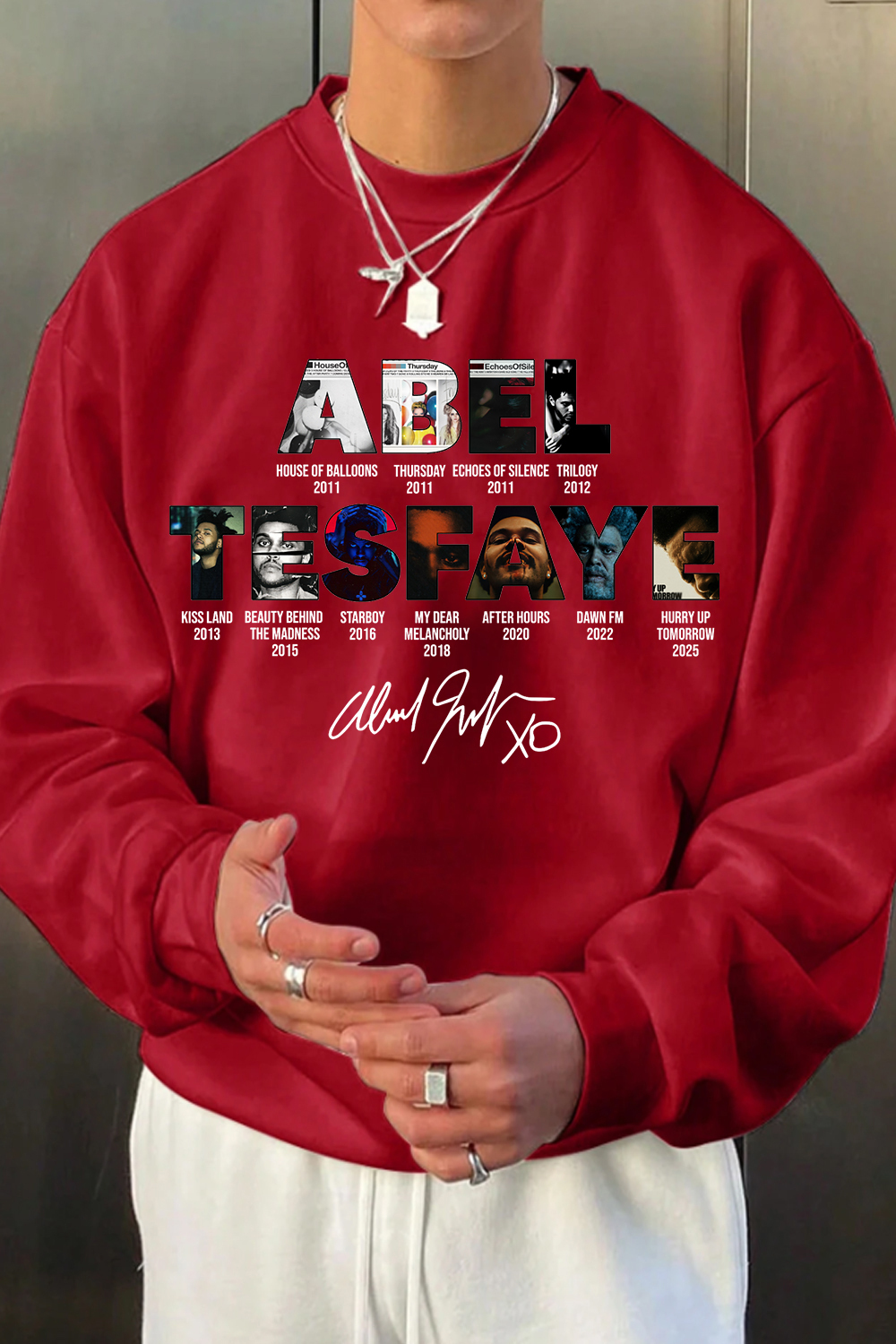 abeltesfaye Theweeknd Men Sweatshirt