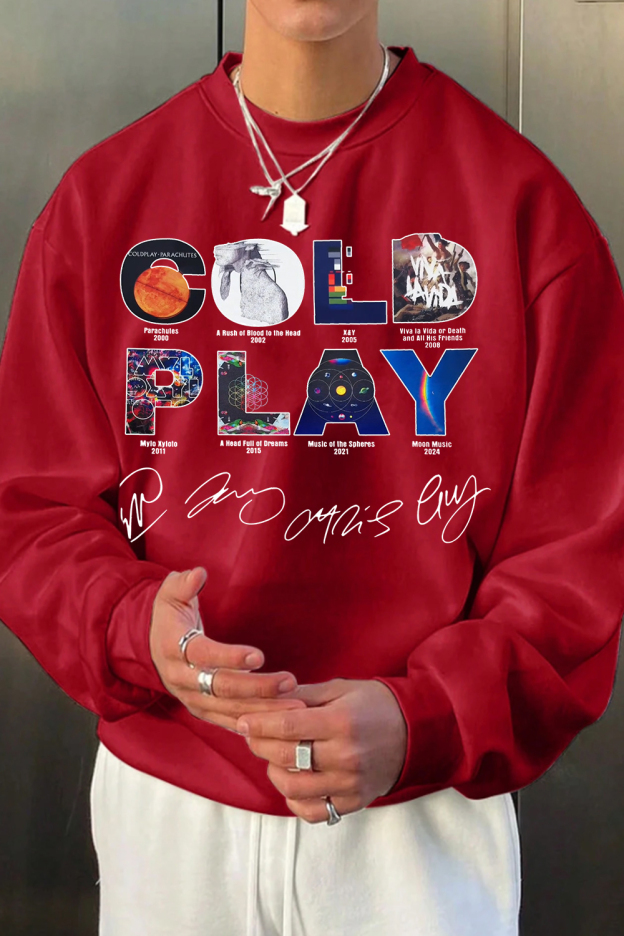 Coldplay sweatshirt For men