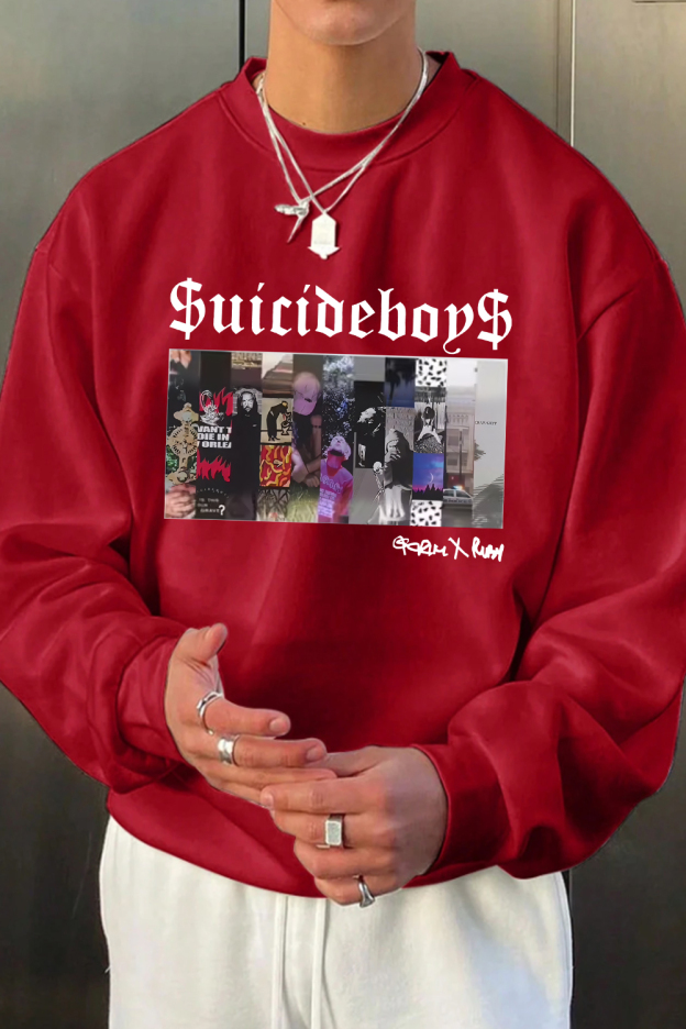 $uicideboy$ poster print men's sweatshirt