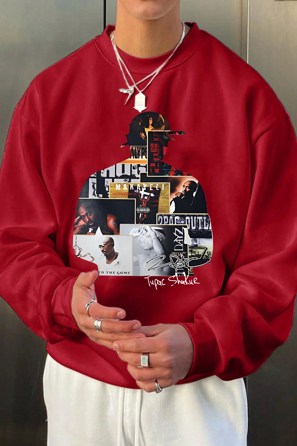 tupacisgoat men sweatshirt