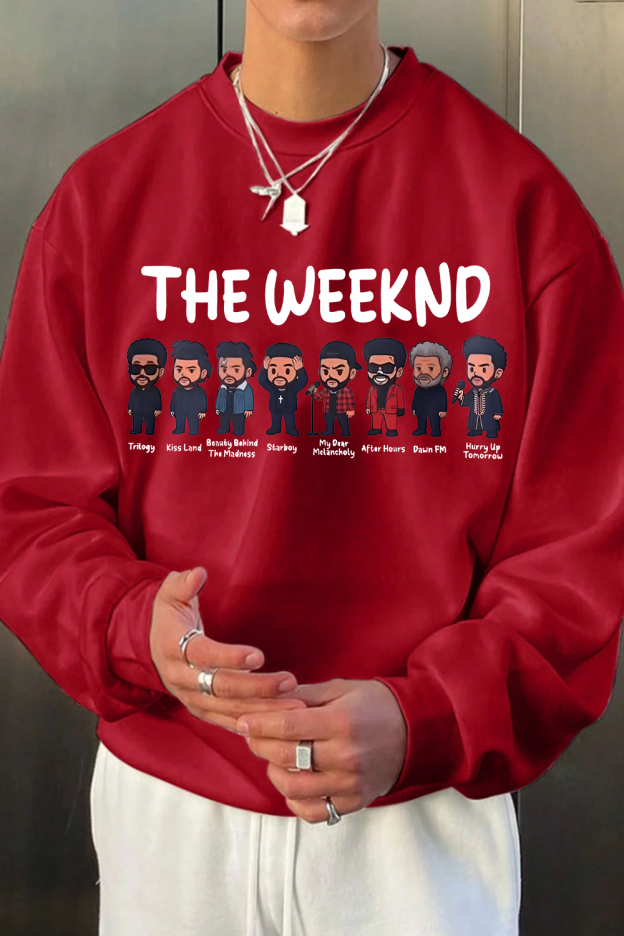 Rock The Weeknd men sweatshirt and shine brighter