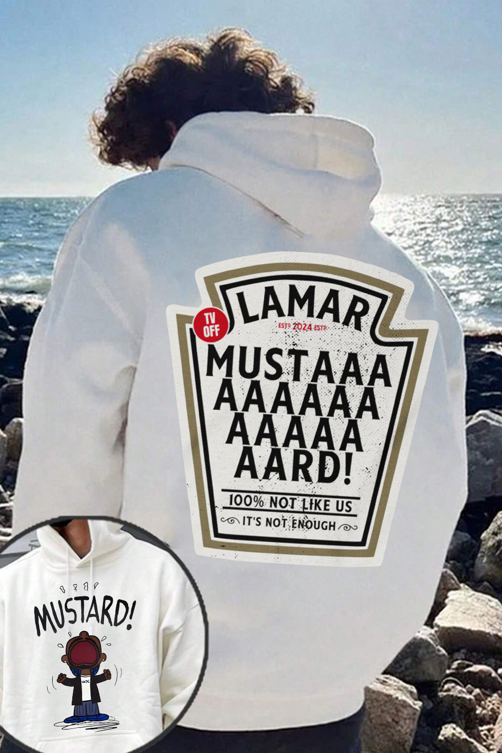 Kendrick Lamar GNX Mustard 2 Sides Tee For Men