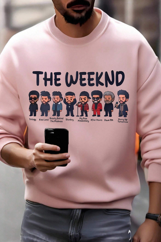 Rock The Weeknd men sweatshirt and shine brighter