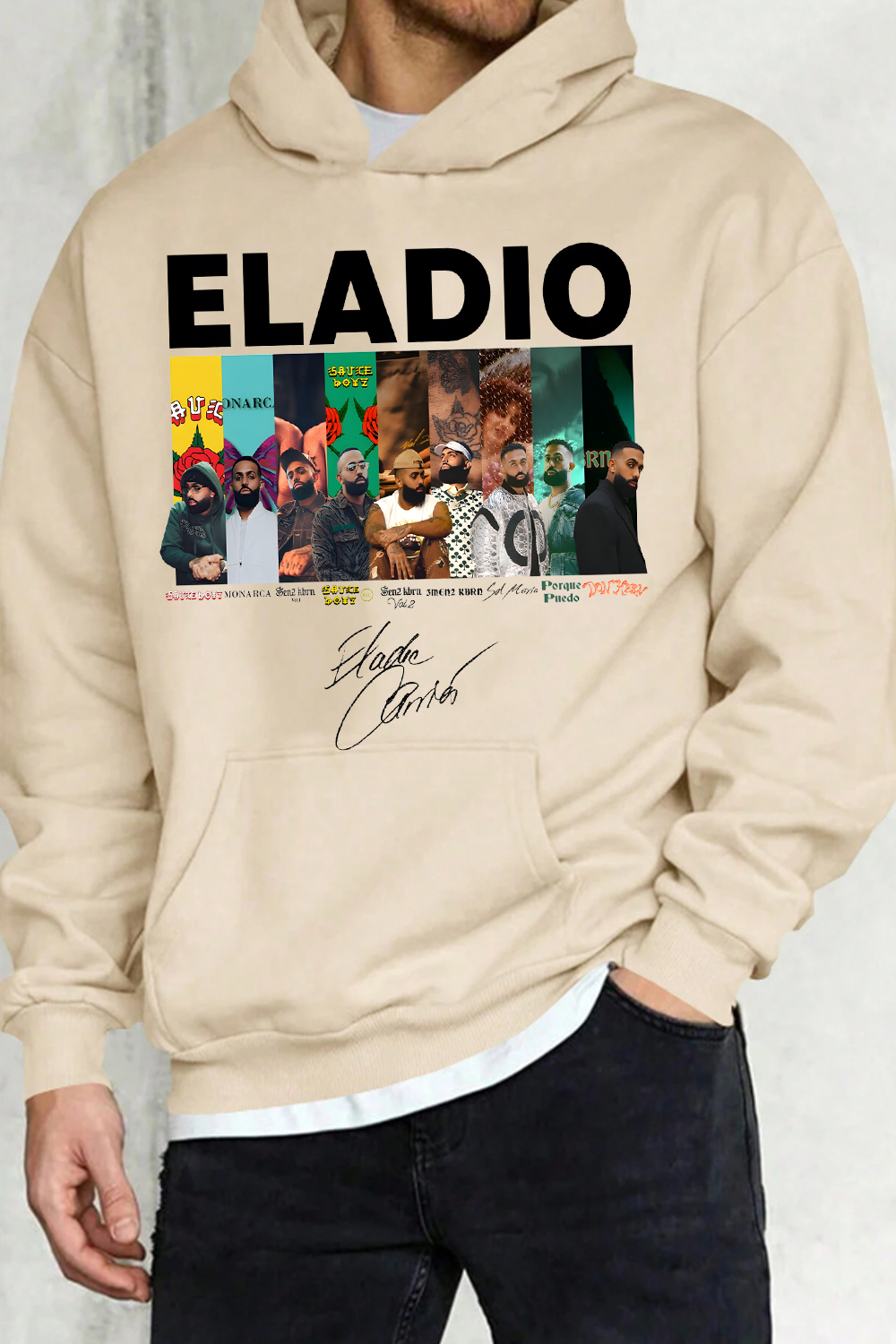 Graphic Album Eladio Unisex Hoodie