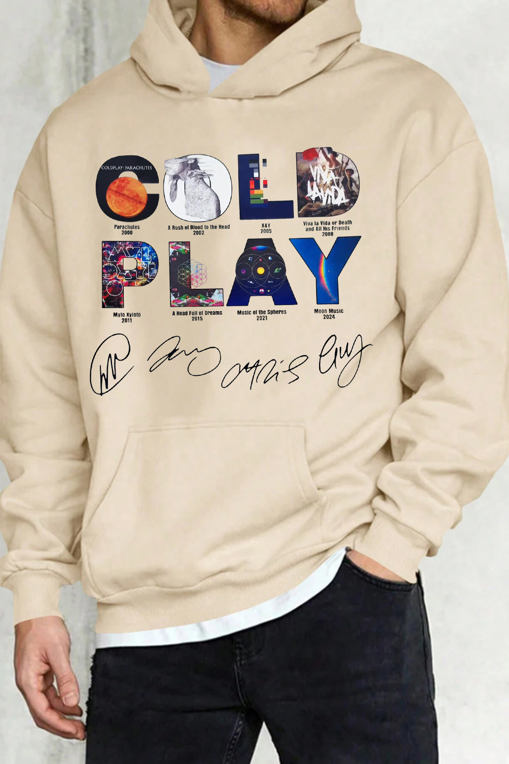 Coldplay HOODIE For men