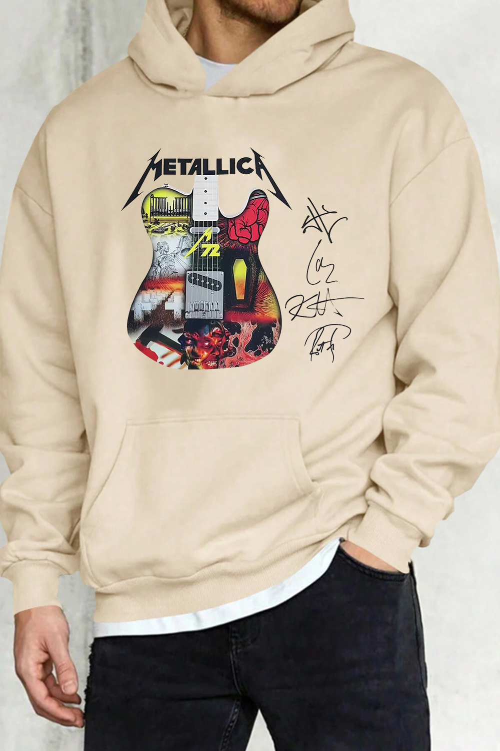 metallica 2025 men hoodie