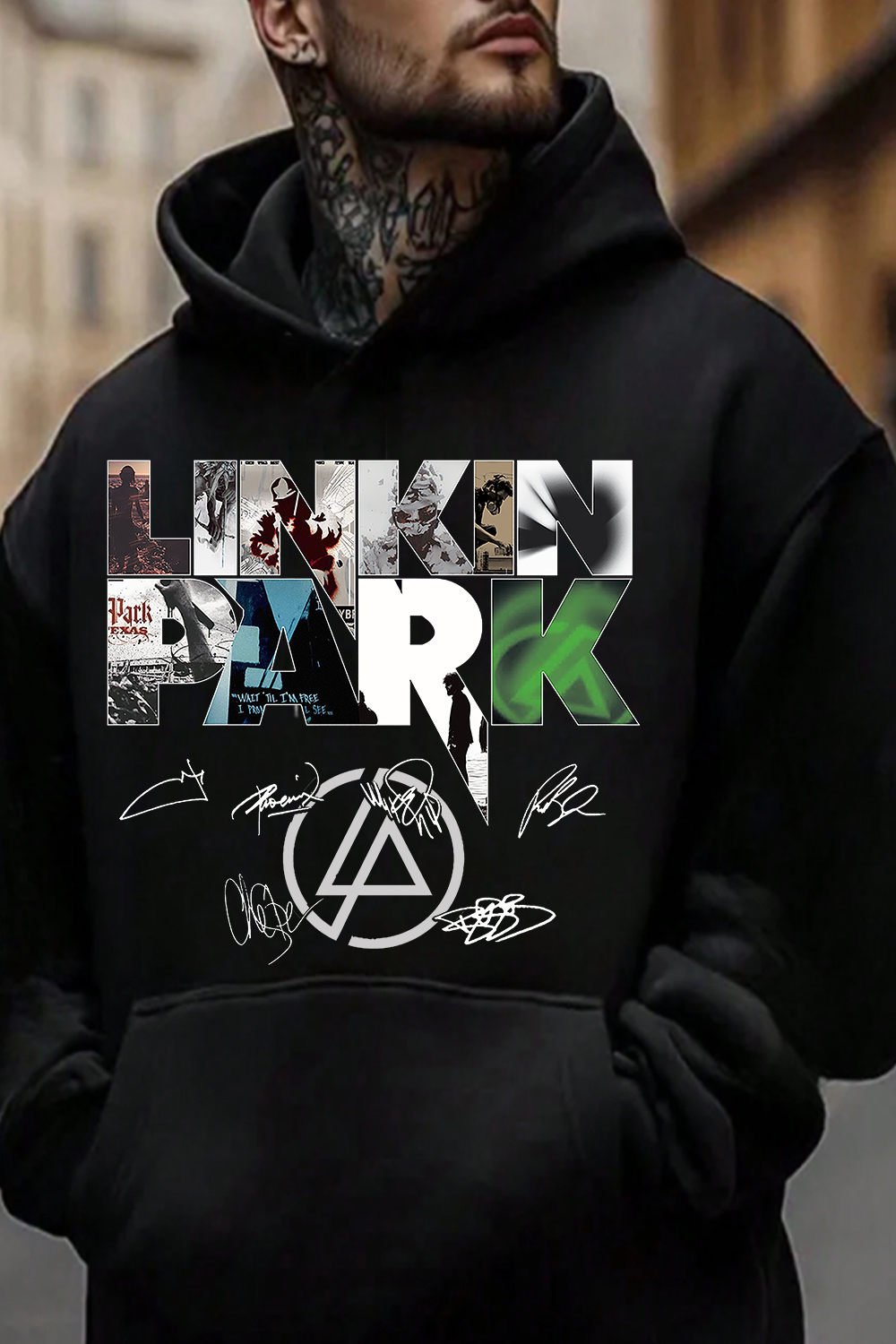 L P Albums -MEN Hoodie