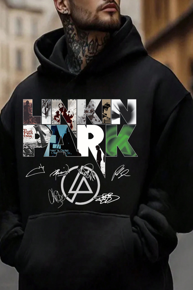 L P Albums -MEN Hoodie