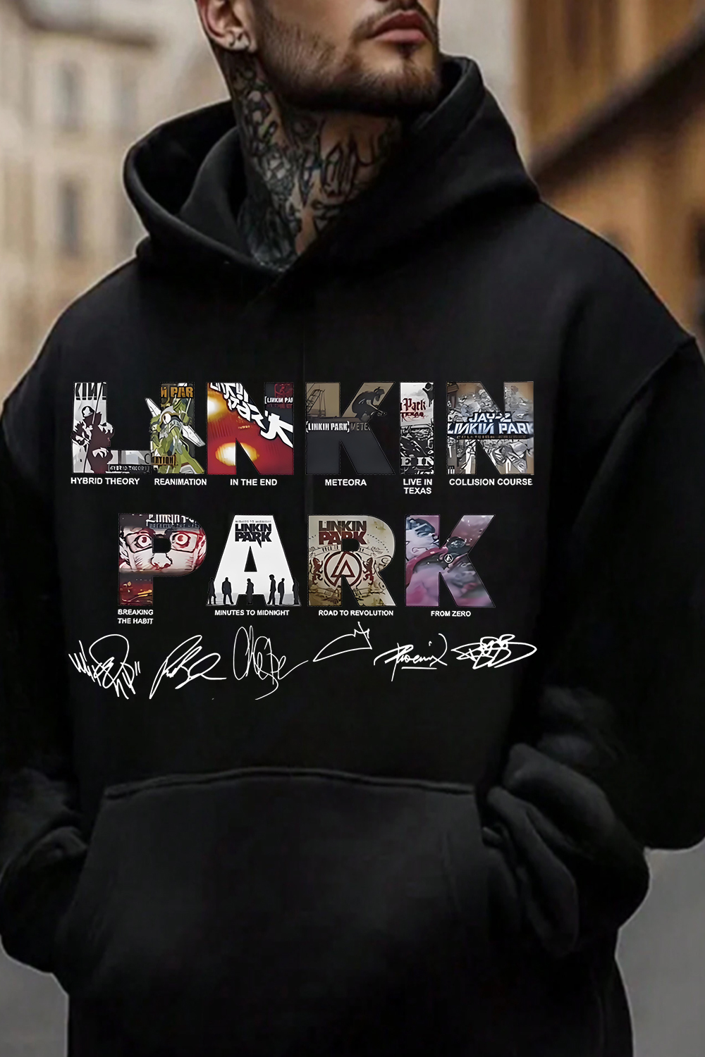 linkin Album Hoodie For Men