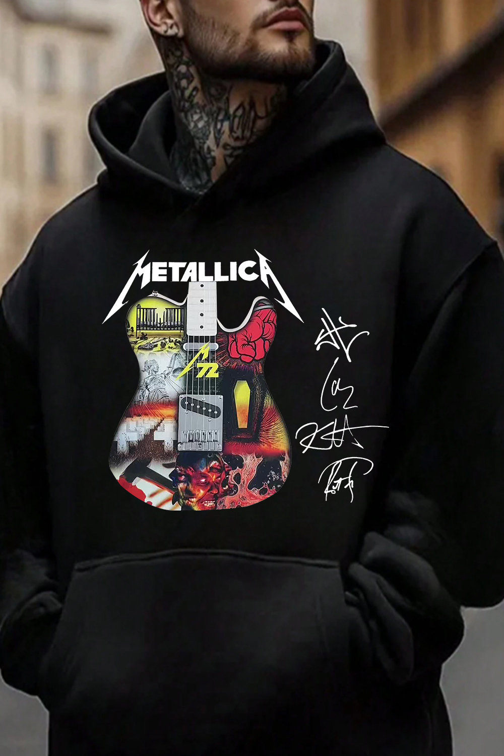 metallica 2025 men hoodie