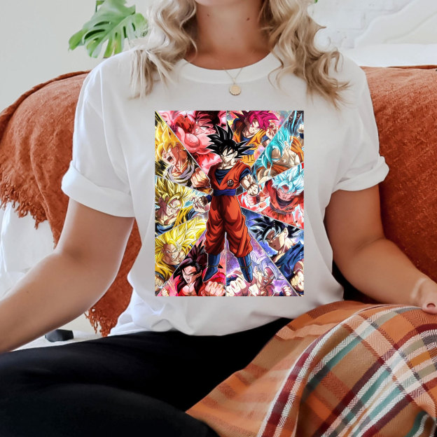 Goku All Forms SSJ Tee For Women