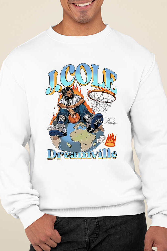 [Copy]J Cole Dreamville Vintage Men Sweatshirts