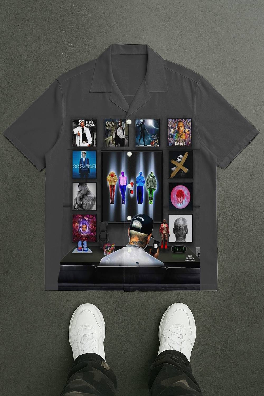 cb men's lapel shirt