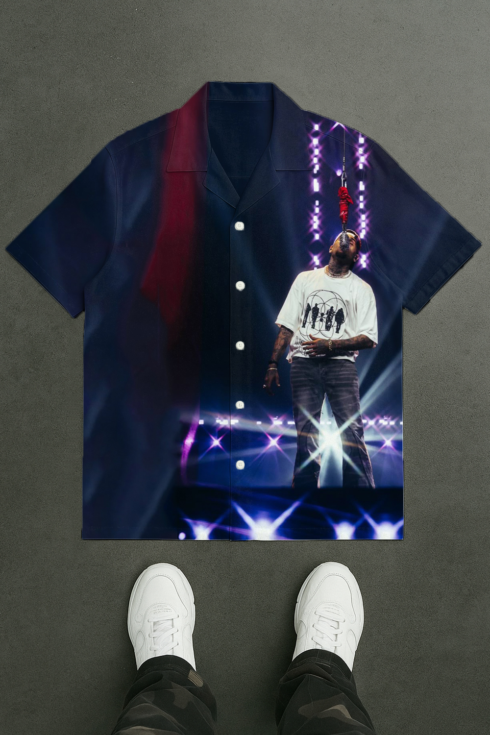 cb concert lapel shirt